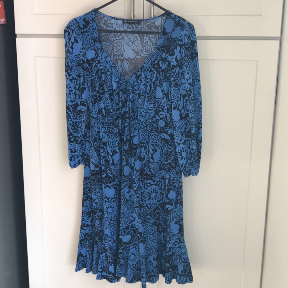 Blue & Black INC dress